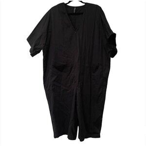 Meg Shop Black Zip Jumpsuit